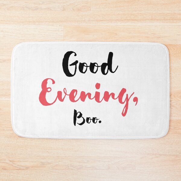 Item preview, Good Evening Boo Print designed and sold by AzhPrintShop.