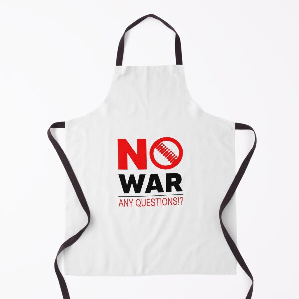 Item preview, No War; Any Questions; Anti War Motif; designed and sold by StickerApe.