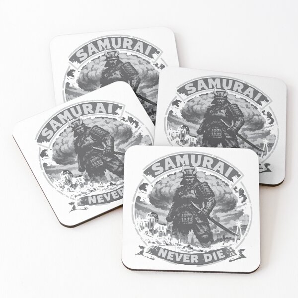 Item preview, Samurai Never Die - Retro Hiroshima Atomic Explosion designed and sold by Virtualstars.