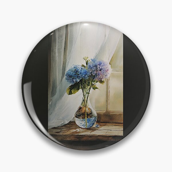 Item preview, Blue and Purple Hydrangeas #8 designed and sold by Helios Be. Lavsh.