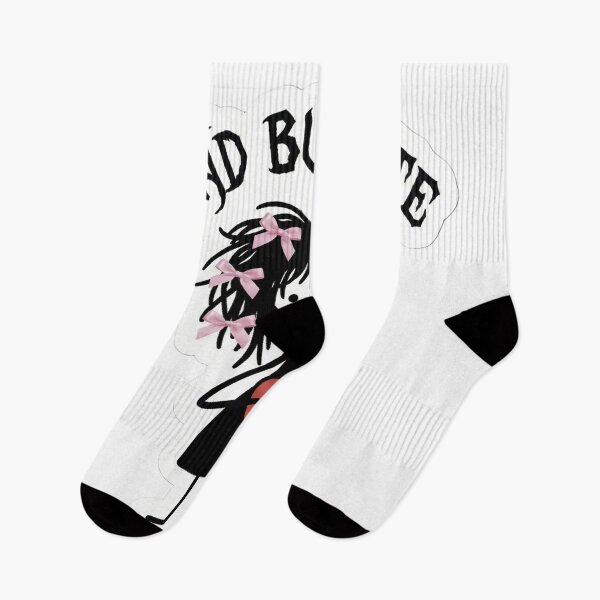 Item preview, Sad But Cute - Gothquette Stickman Girl Aesthetic with Pink Bows designed and sold by StickyGuys.