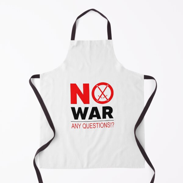 Item preview, No War; Any Questions; Anti War Motif; designed and sold by StickerApe.