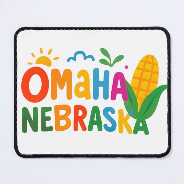Item preview, omaha nebraska with corn designed and sold by lancea.