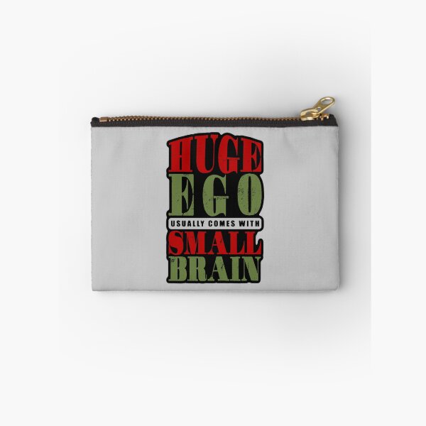 Item preview, Huge ego usually comes with small brain designed and sold by Bearded Jester Designs.