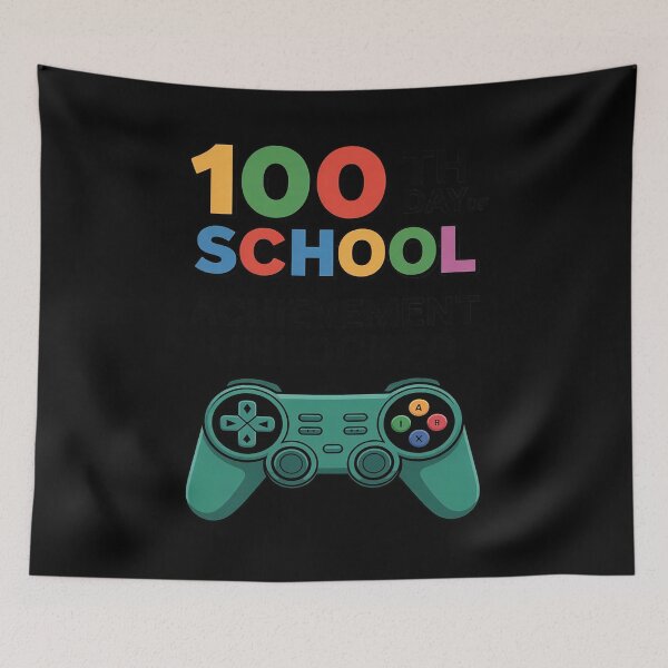 Item preview, Happy 100th Day Of School Achievement Unlocked For Kids 2 designed and sold by KristieRamsey.