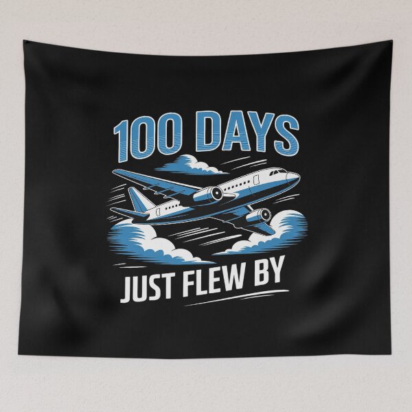 Item preview, 100 Days Just Flew By Airplane 100th Day Of School Kids Boys designed and sold by KristieRamsey.