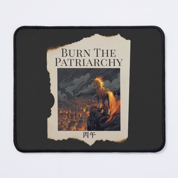 Item preview, Fire Horse - Burn the Patriarchy - Lunar New Year Chinese Zodiac - Feminism designed and sold by EvergreenRevolt.
