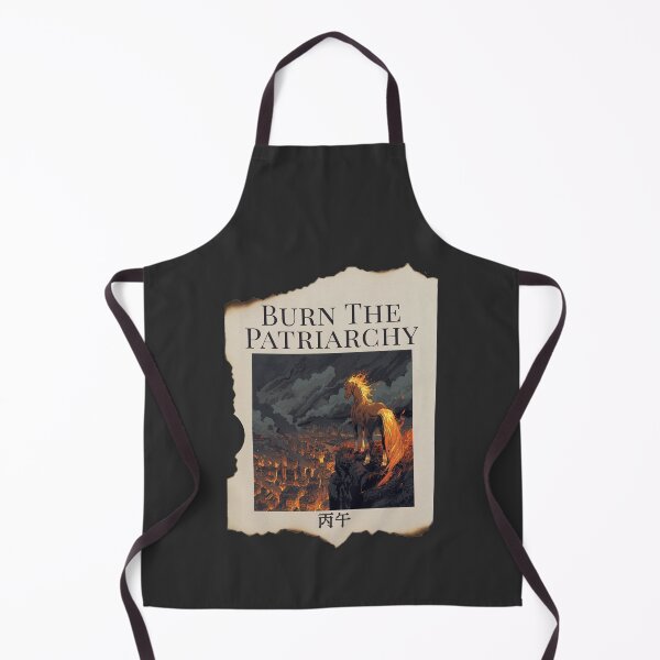 Item preview, Fire Horse - Burn the Patriarchy - Lunar New Year Chinese Zodiac - Feminism designed and sold by EvergreenRevolt.