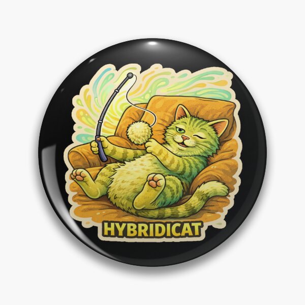 Item preview, Stoner & Psychonaut Cats – Hybridicat – Gift for Stoners • Retro Comics • Vintage Halftone designed and sold by JacobKAurumhead.
