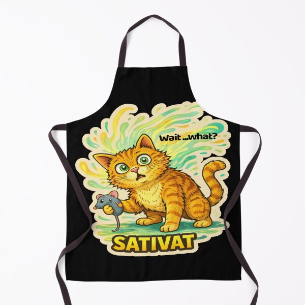 Item preview, Stoner & Psychonaut Cats – Sativat – Gift for Stoners • Retro Comics • Vintage Halftone designed and sold by JacobKAurumhead.