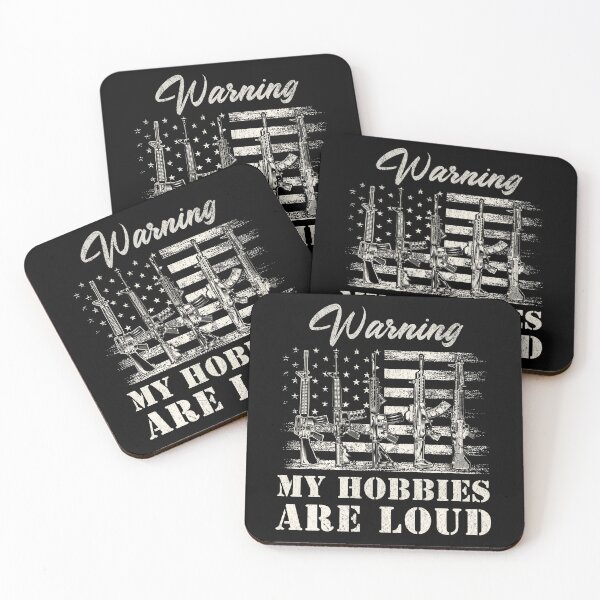Item preview, My Hobbies Are Loud – Funny Gun Humor Patriotic Firearms Design designed and sold by Twist & Print.