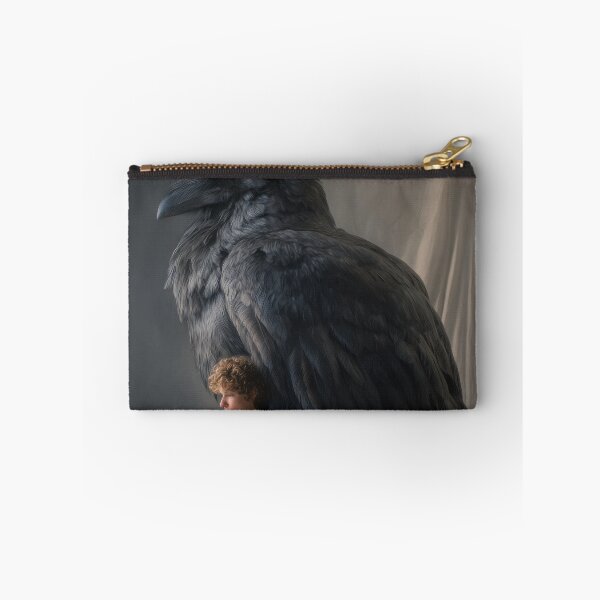 Item preview, Boy Sheltered by a Giant Raven designed and sold by Shannon Hilson.