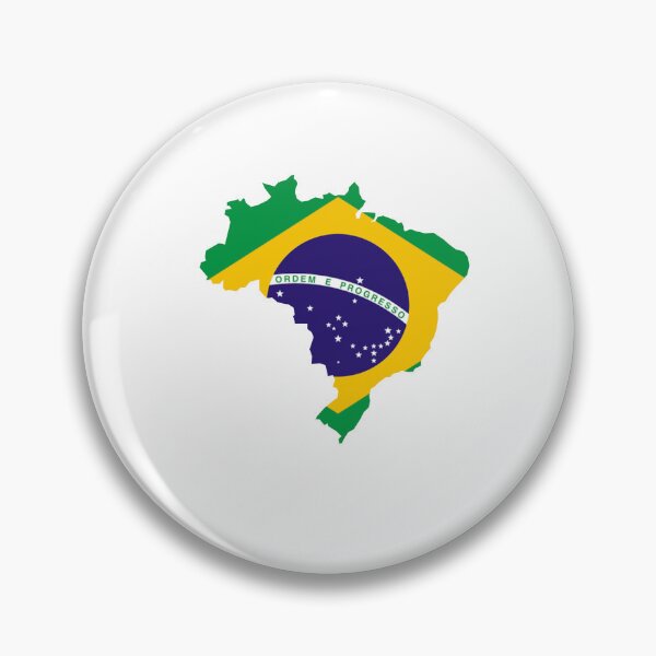 Item preview, Brazil flag map designed and sold by Inspirationmotivation.