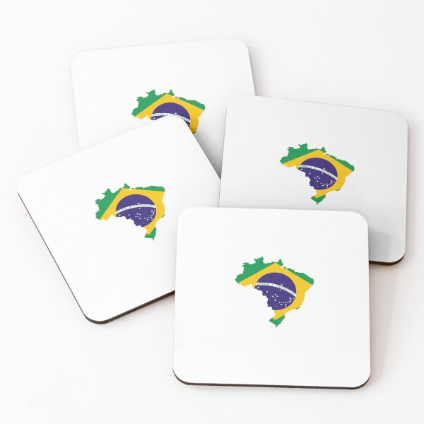 Item preview, Brazil flag map designed and sold by Inspirationmotivation.