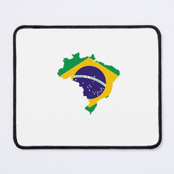 Item preview, Brazil flag map designed and sold by Inspirationmotivation.