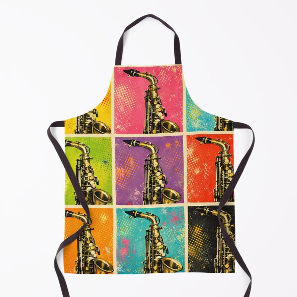 Item preview, Sax Pop Grid - Jazz Colors designed and sold by konkav.