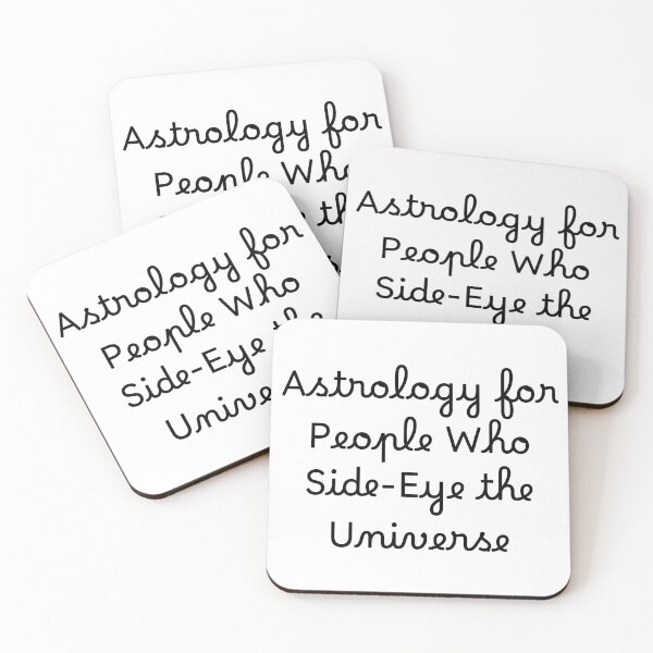 Item preview, Astrology for People Who Side-Eye the Universe designed and sold by Ninjacatoff.