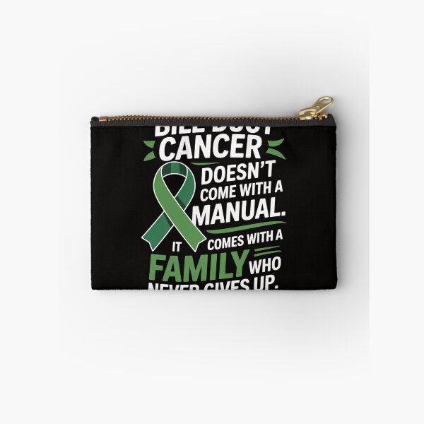 Item preview, Bile Duct Cancer Awareness Green Ribbon Support Quote Family designed and sold by chaeningplan.