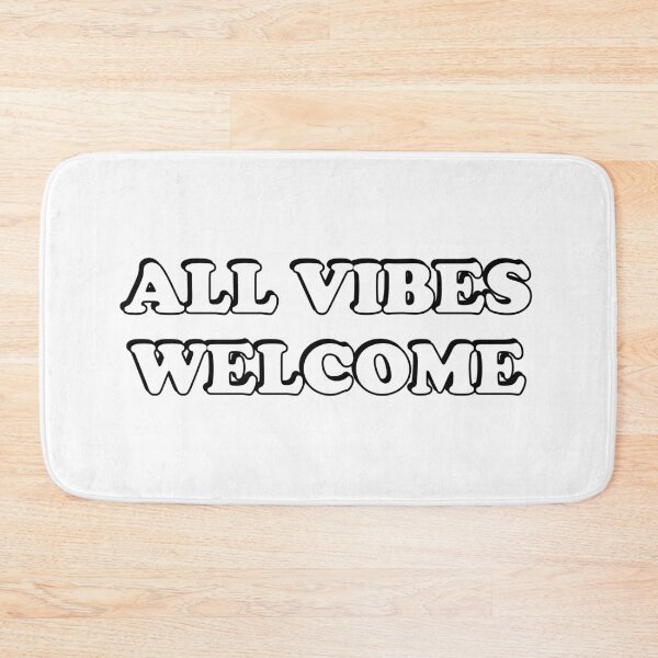 Item preview, All vibes welcome - World Mental Health Day designed and sold by Inspirationmotivation.