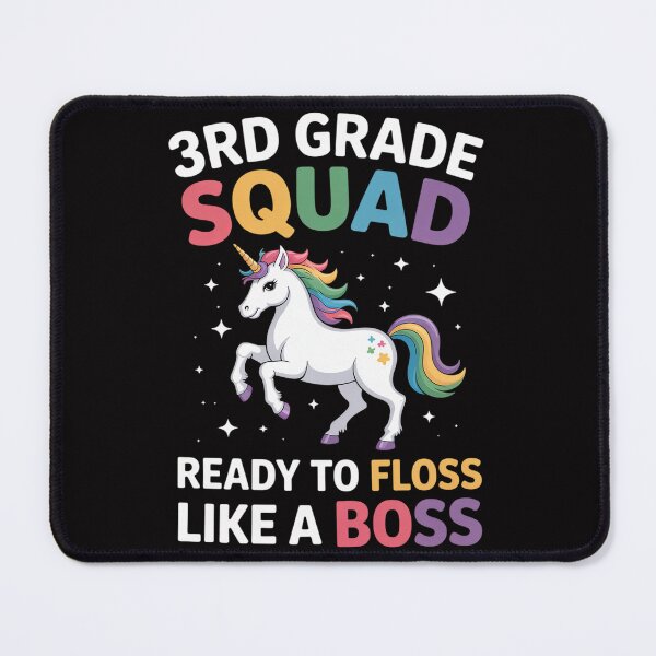 Item preview, 3rd Grade Squad First Day of School Floss Like Boss Unicorn designed and sold by teltvitossuilea.
