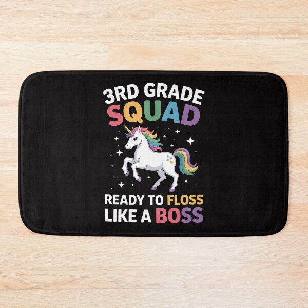 Item preview, 3rd Grade Squad First Day of School Floss Like Boss Unicorn designed and sold by teltvitossuilea.