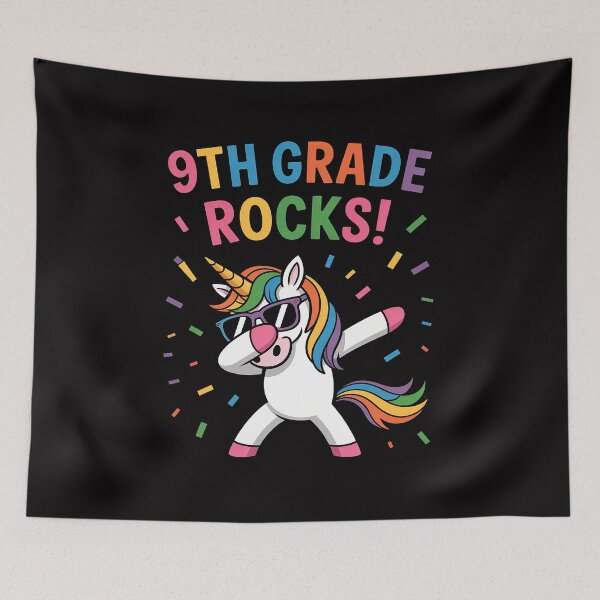 Item preview, Dabbing 9th Grade Rocks Unicorn Ninth Grade Team designed and sold by teltvitossuilea.