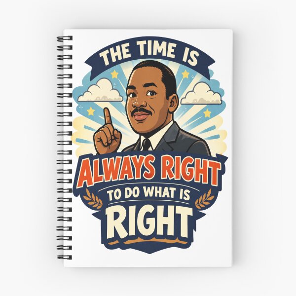 Item preview, There is always time to do what is right Martin Luther King Sticker designed and sold by sosservice.