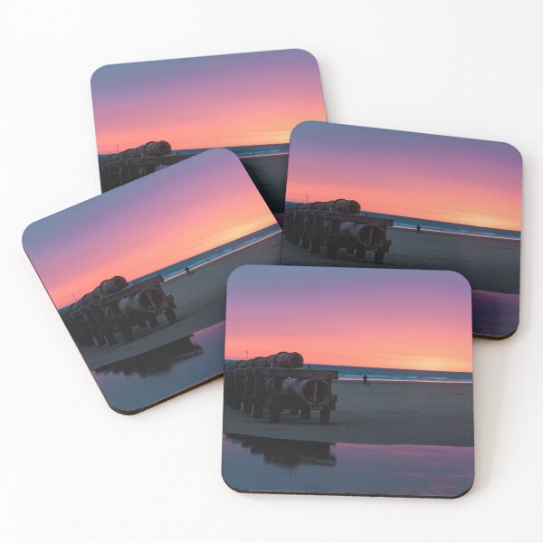 Item preview, Cambois Beach Sunrise – Tranquil Coastal Art | Northumberland Seascape designed and sold by SoulCyclist.