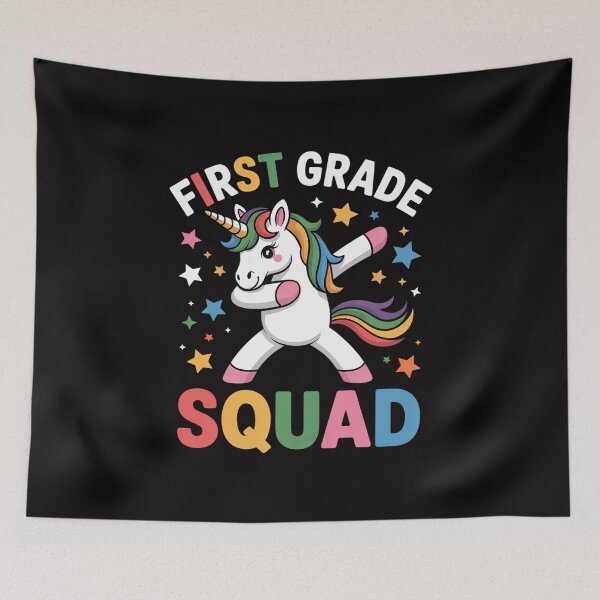 Item preview, First Day of School 1st Grade Unicorn Squad Back To School designed and sold by chaeningplan.
