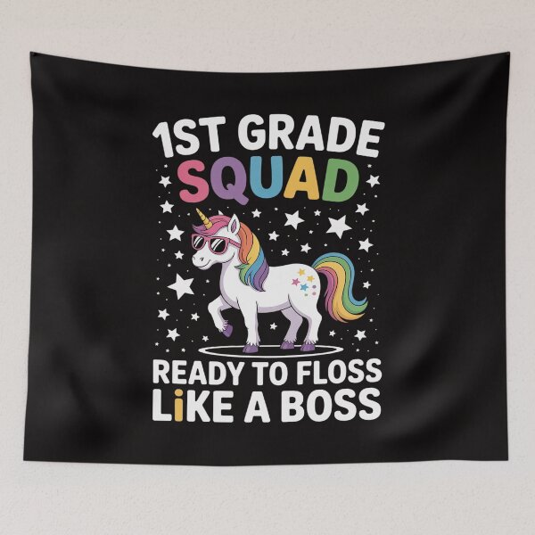 Item preview, 1st Grade Squad First Day of School Floss Like Boss Unicorn designed and sold by chaeningplan.