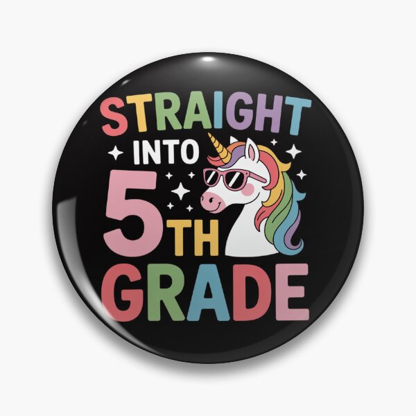 Item preview, Back to School First Day of 5th Grade Unicorn Flossing designed and sold by teltvitossuilea.