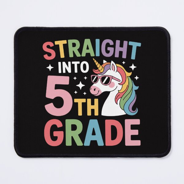 Item preview, Back to School First Day of 5th Grade Unicorn Flossing designed and sold by teltvitossuilea.