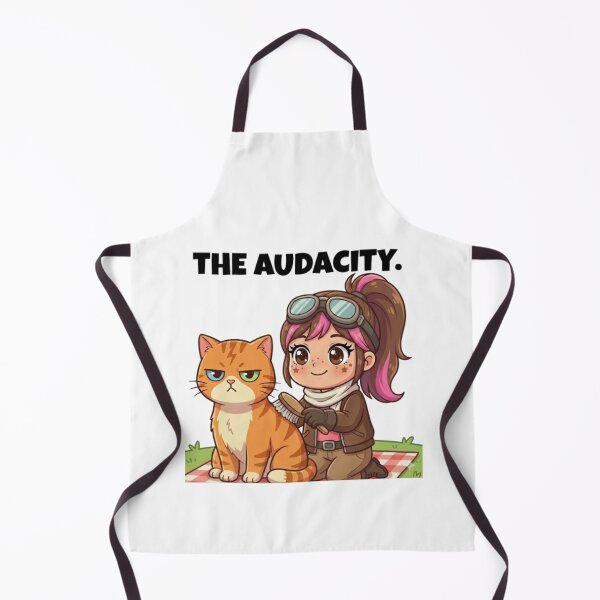 Item preview, Grumpy Cat Grooming - The Audacity - Mika and Tuff Funny Cat Art designed and sold by Mika & Tuff.