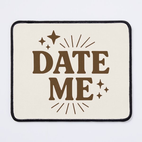 Item preview, Date Me – Self Love Confidence Quote Minimal Typography Design designed and sold by astersgraphics.