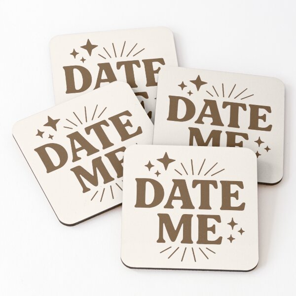 Item preview, Date Me – Self Love Confidence Quote Minimal Typography Design designed and sold by astersgraphics.