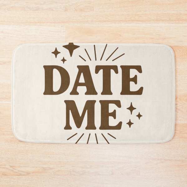 Item preview, Date Me – Self Love Confidence Quote Minimal Typography Design designed and sold by astersgraphics.