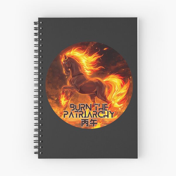 Item preview, Fire Horse - Burn the Patriarchy - Lunar New Year Chinese Zodiac - Feminism designed and sold by EvergreenRevolt.