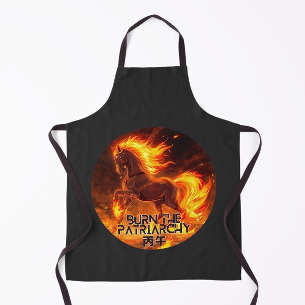 Item preview, Fire Horse - Burn the Patriarchy - Lunar New Year Chinese Zodiac - Feminism designed and sold by EvergreenRevolt.