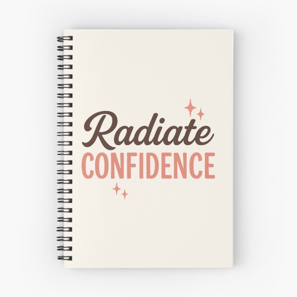 Item preview, Radiate Confidence – Self Love Affirmation Quote Minimal Typography Design designed and sold by astersgraphics.