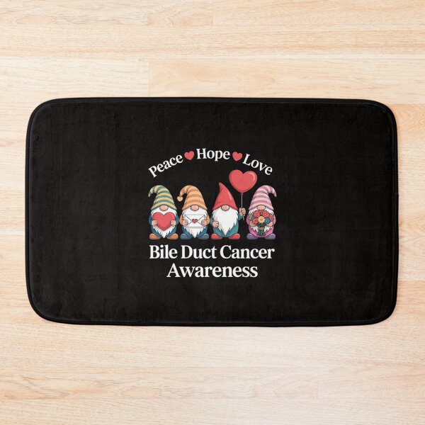 Item preview, Bile Duct Cancer Awareness Cute Gnomes Peace Hope Love designed and sold by chaeningplan.
