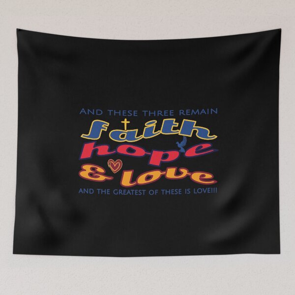 Item preview, Faith, Hope and Love designed and sold by simplydesignart.