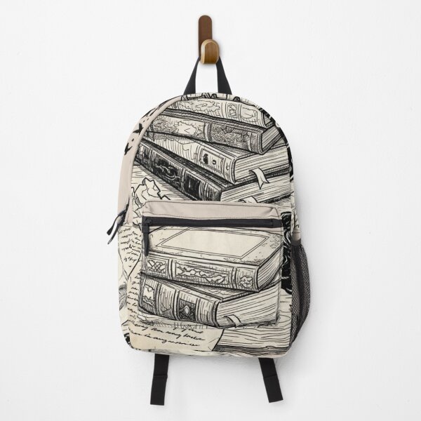 Item preview, Chaos in the Library - Vintage Poetcore Ink Art designed and sold by Design_Your_Day.