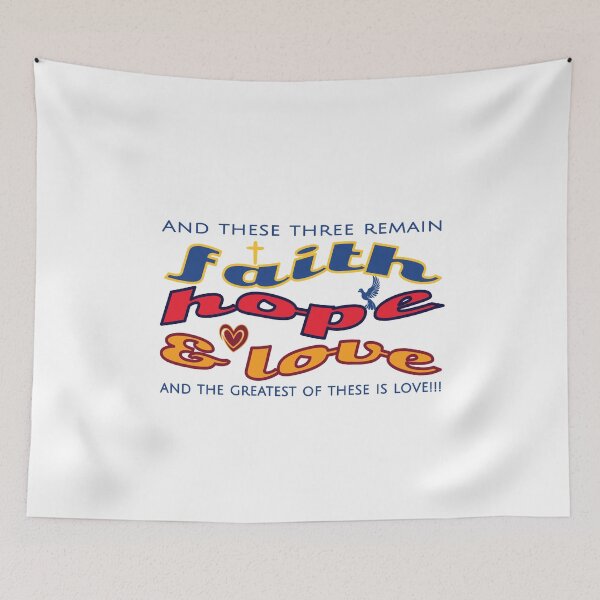 Item preview, Faith, Hope and Love designed and sold by simplydesignart.