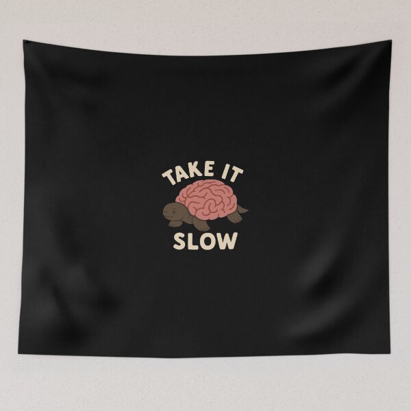 Item preview, Take it slow funny turtle designed and sold by Emeearts.
