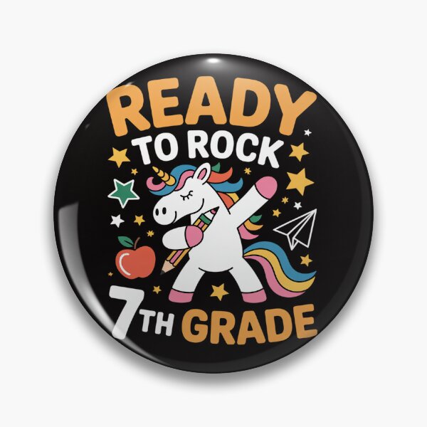 Item preview,  Ready To Rock 7th Grade Dabbing Unicorn Back To School designed and sold by chaeningplan.