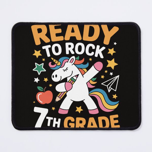 Item preview, Ready To Rock 7th Grade Dabbing Unicorn Back To School designed and sold by chaeningplan.