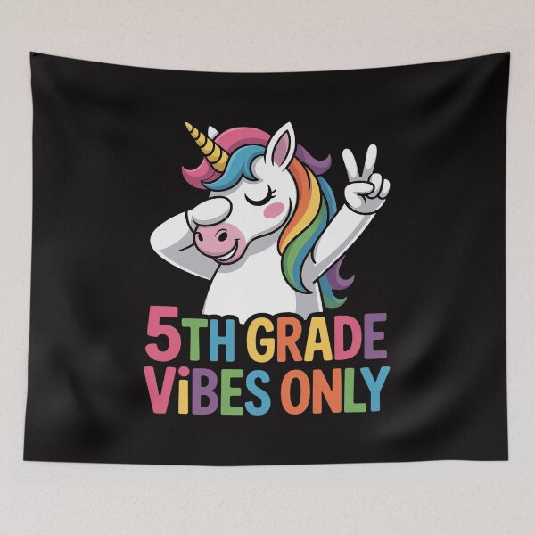 Item preview, Back to School 5th Grade Dabbing Unicorn 1st Day designed and sold by chaeningplan.