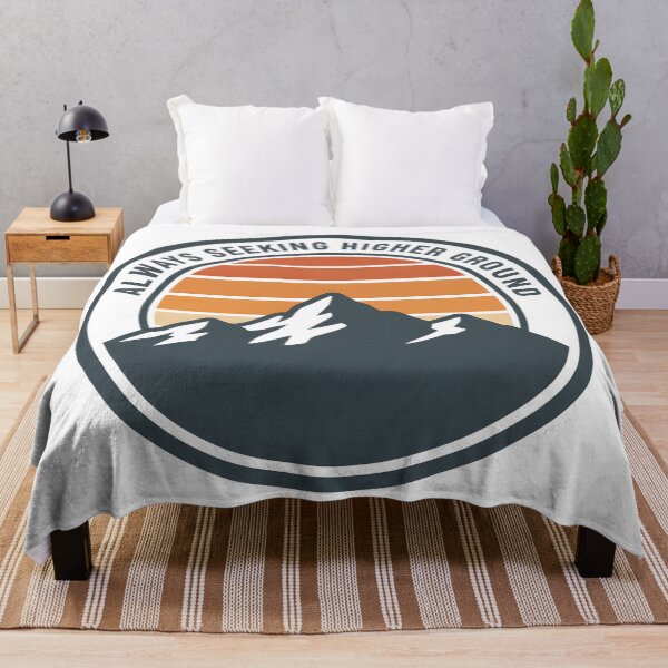 Item preview, Mountain peaks with sunset and inspirational quote badge designed and sold by homydesign.