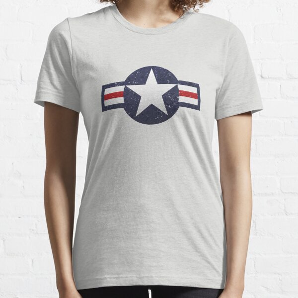 U.S. Military Aviation Star National Roundel Insignia Essential T-Shirt