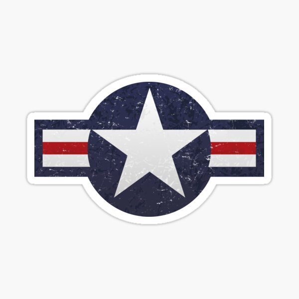 U.S. Military Aviation Star National Roundel Insignia Sticker